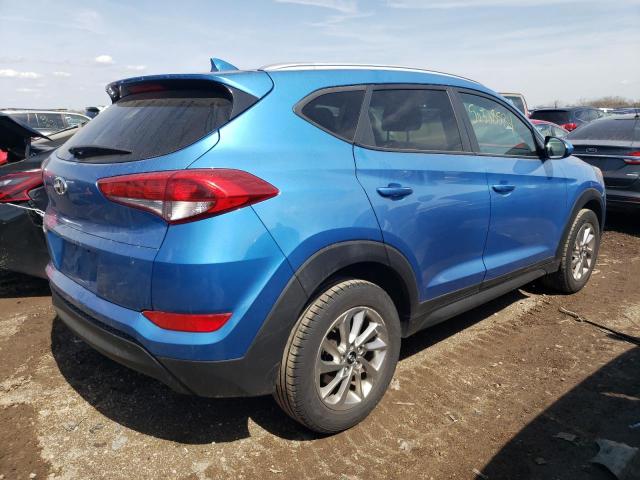 KM8J33A41JU705636 - 2018 HYUNDAI TUCSON SEL BLUE photo 3