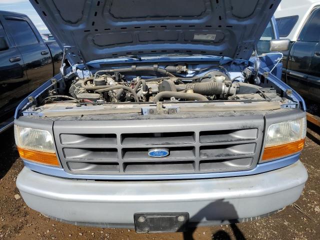 1FTEF14Y3TLB90437 - 1996 FORD F-150 BLUE photo 11