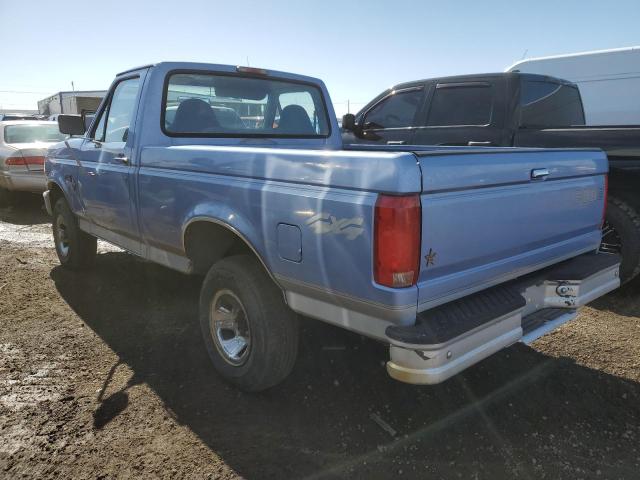 1FTEF14Y3TLB90437 - 1996 FORD F-150 BLUE photo 2