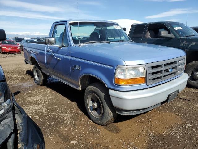 1FTEF14Y3TLB90437 - 1996 FORD F-150 BLUE photo 4