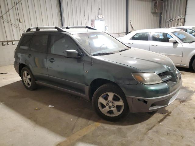 JA4LX41G03U069032 - 2003 MITSUBISHI OUTLANDER XLS GREEN photo 4