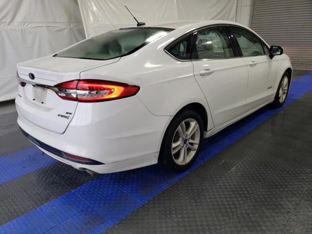 3FA6P0LU9JR124246 - 2018 FORD FUSION SE HYBRID WHITE photo 3