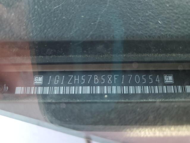 1G1ZH57B58F170554 - 2008 CHEVROLET MALIBU 1LT ლურჯი ფოტო 12