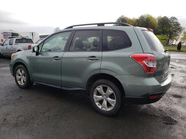 JF2SJADC4FH404527 - 2015 SUBARU FORESTER 2.5I PREMIUM GREEN photo 2