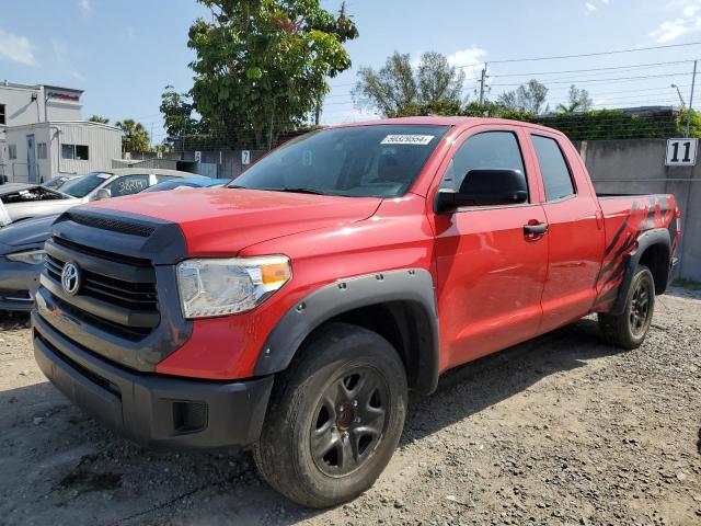 5TFRM5F14GX105456 - 2016 TOYOTA TUNDRA DOUBLE CAB SR/SR5 RED photo 1