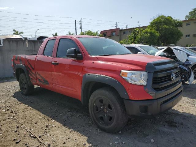 5TFRM5F14GX105456 - 2016 TOYOTA TUNDRA DOUBLE CAB SR/SR5 RED photo 4