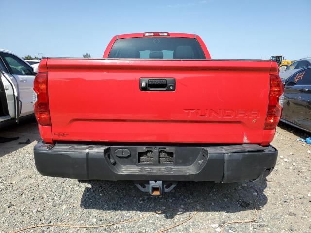 5TFRM5F14GX105456 - 2016 TOYOTA TUNDRA DOUBLE CAB SR/SR5 RED photo 6