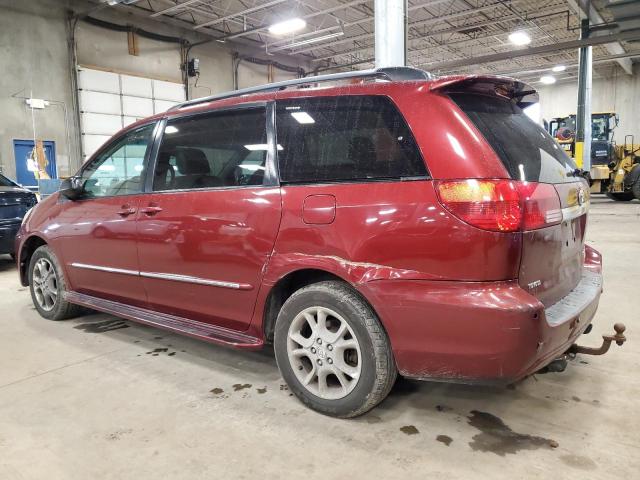 5TDBA22C35S048508 - 2005 TOYOTA SIENNA XLE RED photo 2