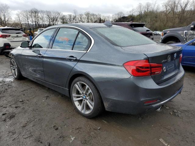 WBA8B7G38HNU38265 - 2017 BMW 340 XI GRAY photo 2