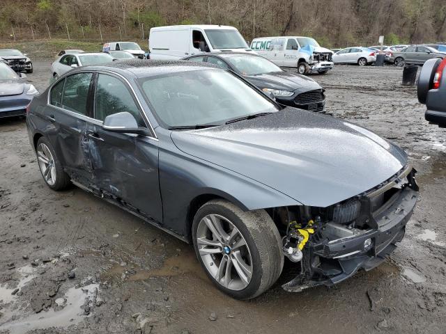 WBA8B7G38HNU38265 - 2017 BMW 340 XI GRAY photo 4