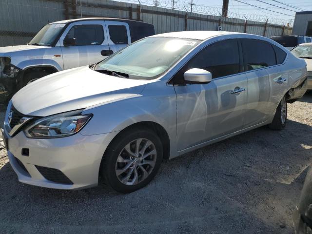 3N1AB7AP8KY287571 - 2019 NISSAN SENTRA S SILVER photo 1