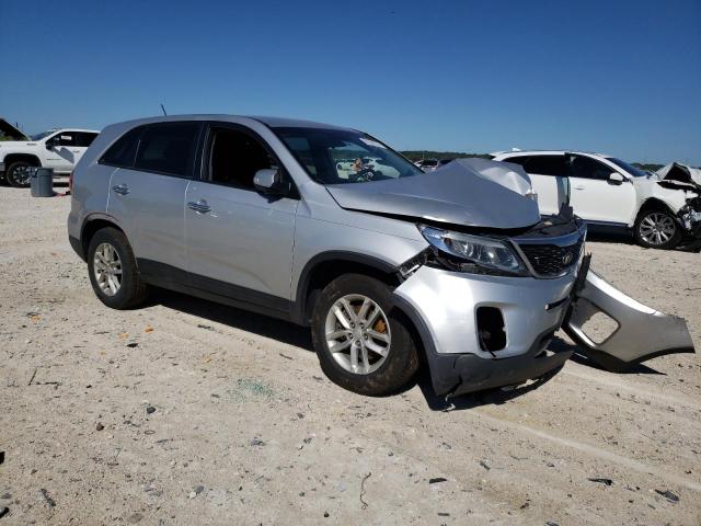 5XYKT3A65FG638459 - 2015 KIA SORENTO LX SILVER photo 4