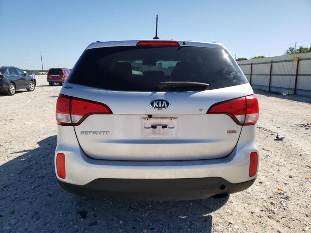 5XYKT3A65FG638459 - 2015 KIA SORENTO LX SILVER photo 6