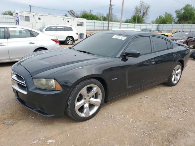 2C3CDXCT8EH161140 - 2014 DODGE CHARGER R/T GRAY photo 1