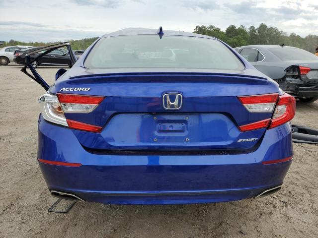 1HGCV1F3XLA047123 - 2020 HONDA ACCORD SPORT BLUE photo 6