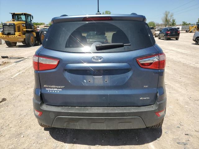 MAJ6S3GL2MC454704 - 2021 FORD ECOSPORT SE 蓝色 照片 6