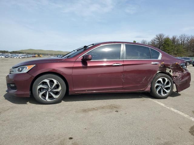 1HGCR2F70HA044638 - 2017 HONDA ACCORD EX MAROON photo 1