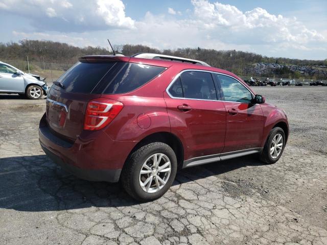 2GNALCEK4H1538442 - 2017 CHEVROLET EQUINOX LT RED photo 3