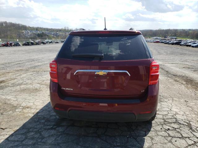 2GNALCEK4H1538442 - 2017 CHEVROLET EQUINOX LT RED photo 6