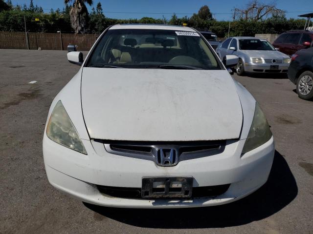 1HGCM66575A018389 - 2005 HONDA ACCORD EX WHITE photo 5