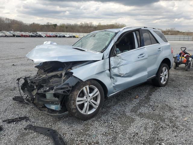4JGDA5HB8FA527137 - 2015 MERCEDES-BENZ ML 350 4MATIC SILVER photo 1