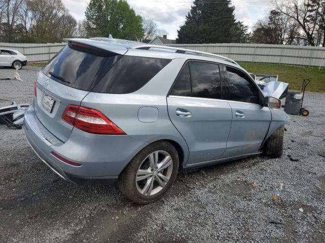 4JGDA5HB8FA527137 - 2015 MERCEDES-BENZ ML 350 4MATIC SILVER photo 3