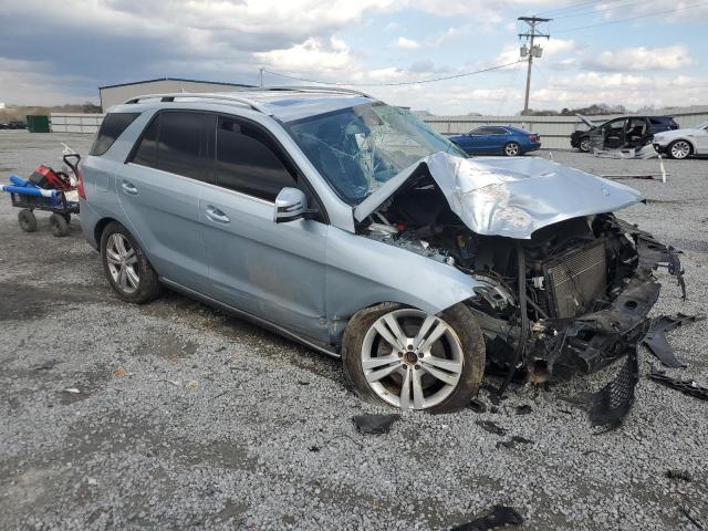 4JGDA5HB8FA527137 - 2015 MERCEDES-BENZ ML 350 4MATIC SILVER photo 4