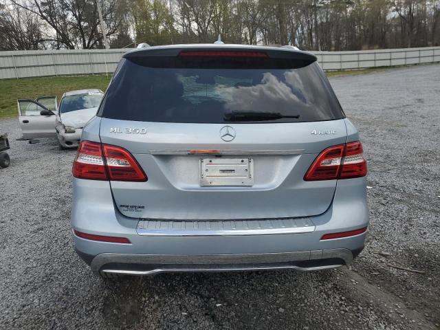 4JGDA5HB8FA527137 - 2015 MERCEDES-BENZ ML 350 4MATIC SILVER photo 6
