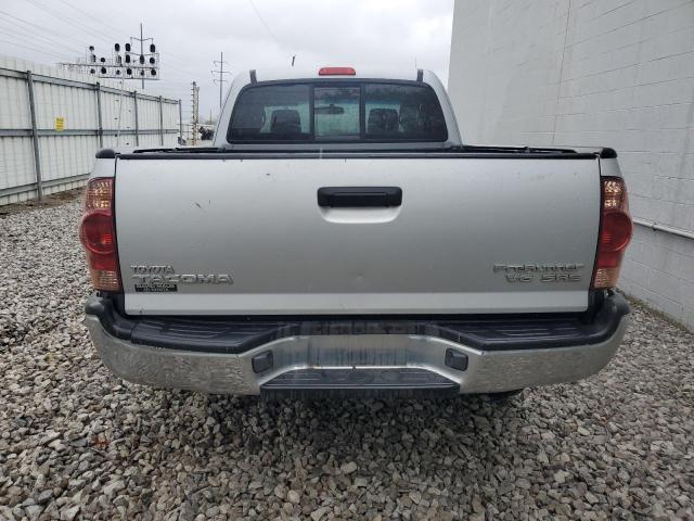 5TETU62N56Z287972 - 2006 TOYOTA TACOMA PRERUNNER ACCESS CAB SILVER photo 6
