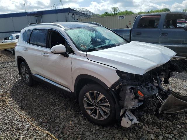 5NMS33AD1LH273018 - 2020 HYUNDAI SANTA FE SEL WHITE photo 4