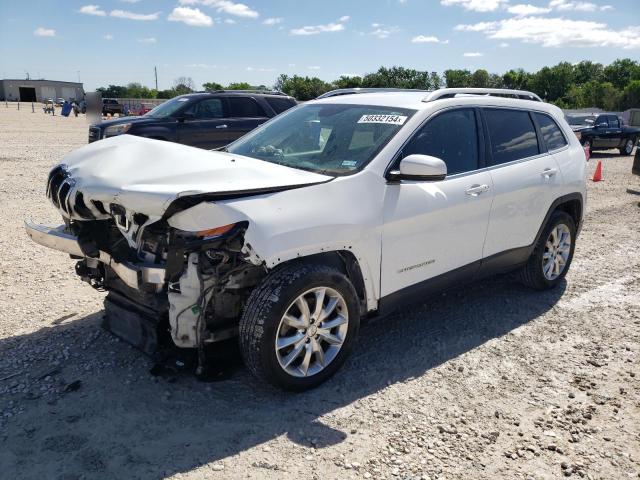 1C4PJLDB2GW320064 - 2016 JEEP CHEROKEE LIMITED WHITE photo 1