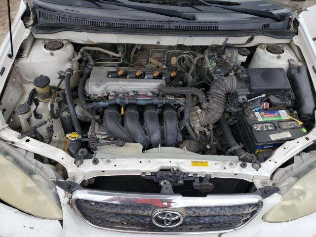 JTDBR32E350056112 - 2005 TOYOTA COROLLA CE WHITE photo 11