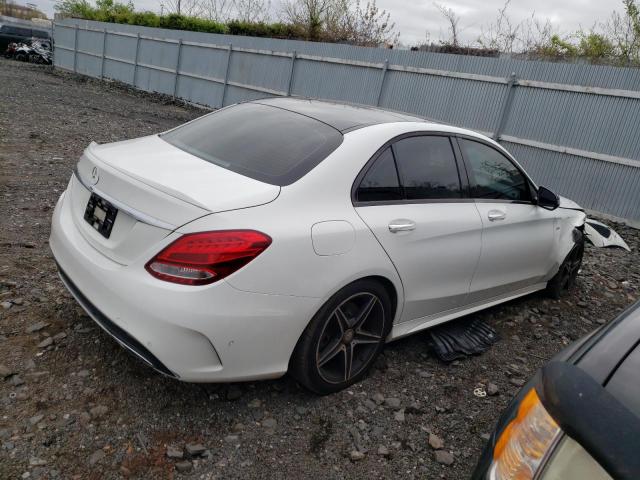 55SWF6EB2GU113545 - 2016 MERCEDES-BENZ C 450 4MATIC AMG WHITE photo 3