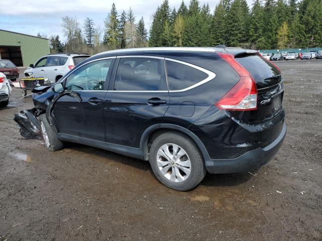 2HKRM4H73EH636930 - 2014 HONDA CR-V EXL BLACK photo 2