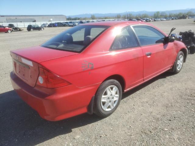 1HGEM22155L061234 - 2005 HONDA CIVIC DX VP RED photo 3