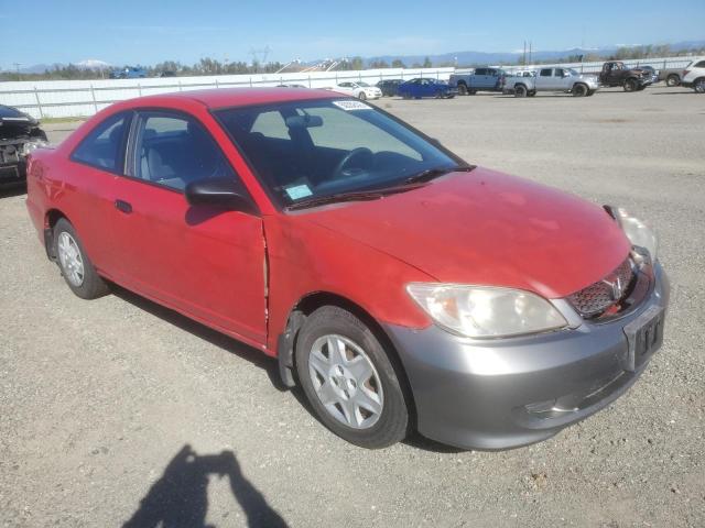 1HGEM22155L061234 - 2005 HONDA CIVIC DX VP RED photo 4
