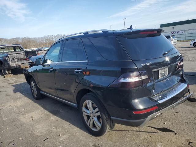 4JGDA5HB6FA522793 - 2015 MERCEDES-BENZ ML 350 4MATIC BLACK photo 2