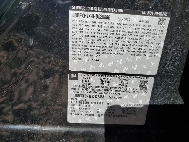 LRBFXFSX4HD028888 - 2017 BUICK ENVISION PREMIUM II Qara foto 13