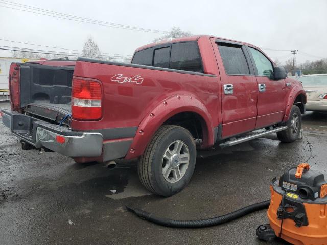 1FTPW14547FB42206 - 2007 FORD F150 SUPERCREW MAROON photo 3