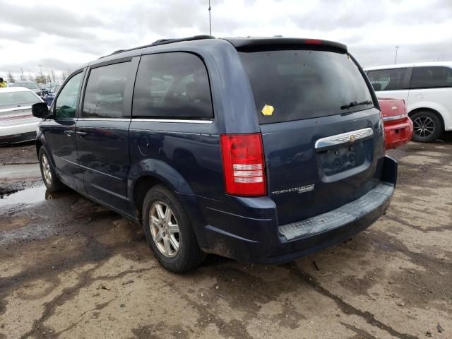 2A8HR54PX8R721515 - 2008 CHRYSLER TOWN & COU TOURING BLUE photo 2