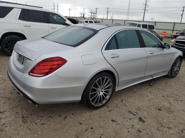 WDDUG8CB7FA069530 - 2015 MERCEDES-BENZ S 550 SILVER photo 3