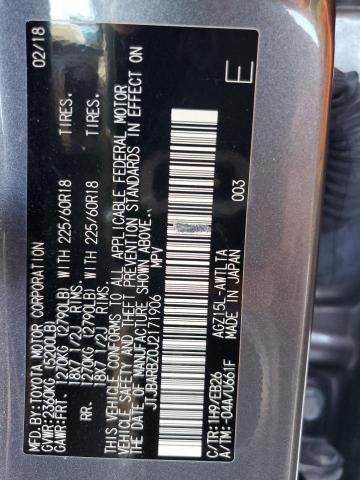 JTJBARBZ0J2171906 - 2018 LEXUS NX 300 BASE 灰色 照片 12