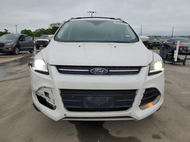 1FMCU0J93EUC44414 - 2014 FORD ESCAPE TITANIUM WHITE photo 5