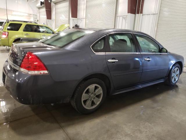 2G1WB5EN6A1176488 - 2010 CHEVROLET IMPALA LT CHARCOAL photo 3