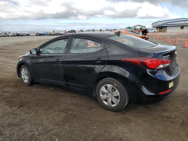 KMHDH4AE5GU483589 - 2016 HYUNDAI ELANTRA SE BLACK photo 2