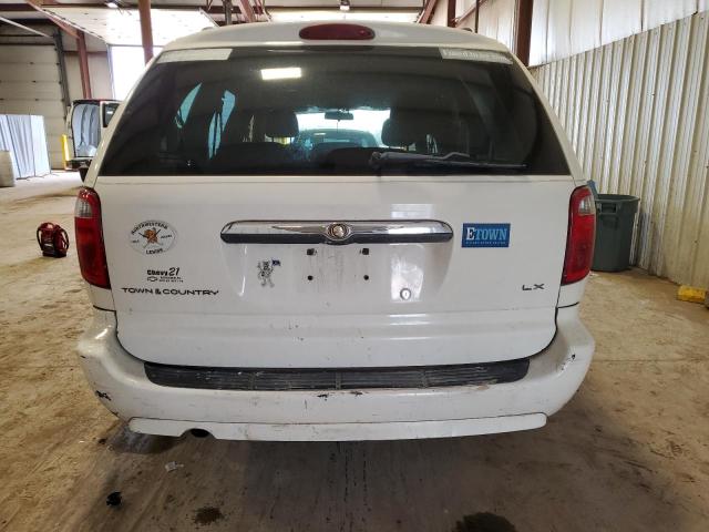 2A4GP44R57R341432 - 2007 CHRYSLER TOWN & COU LX WHITE photo 6