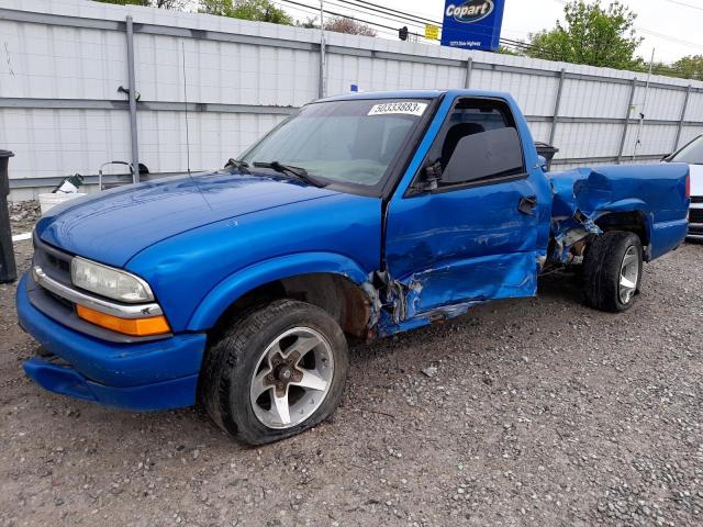 1GCCS145018242390 - 2001 CHEVROLET .S10 S10 BLUE photo 1