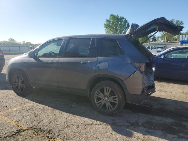 5FNYF8H59MB023977 - 2021 HONDA PASSPORT EXL GRAY photo 2