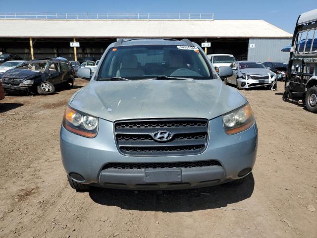 5NMSG13D68H189676 - 2008 HYUNDAI SANTA FE GLS TEAL photo 5