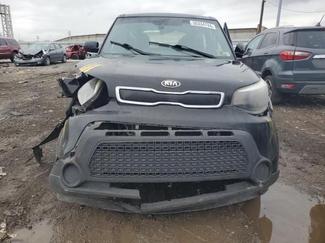 KNDJN2A28E7093947 - 2014 KIA SOUL BLACK photo 5